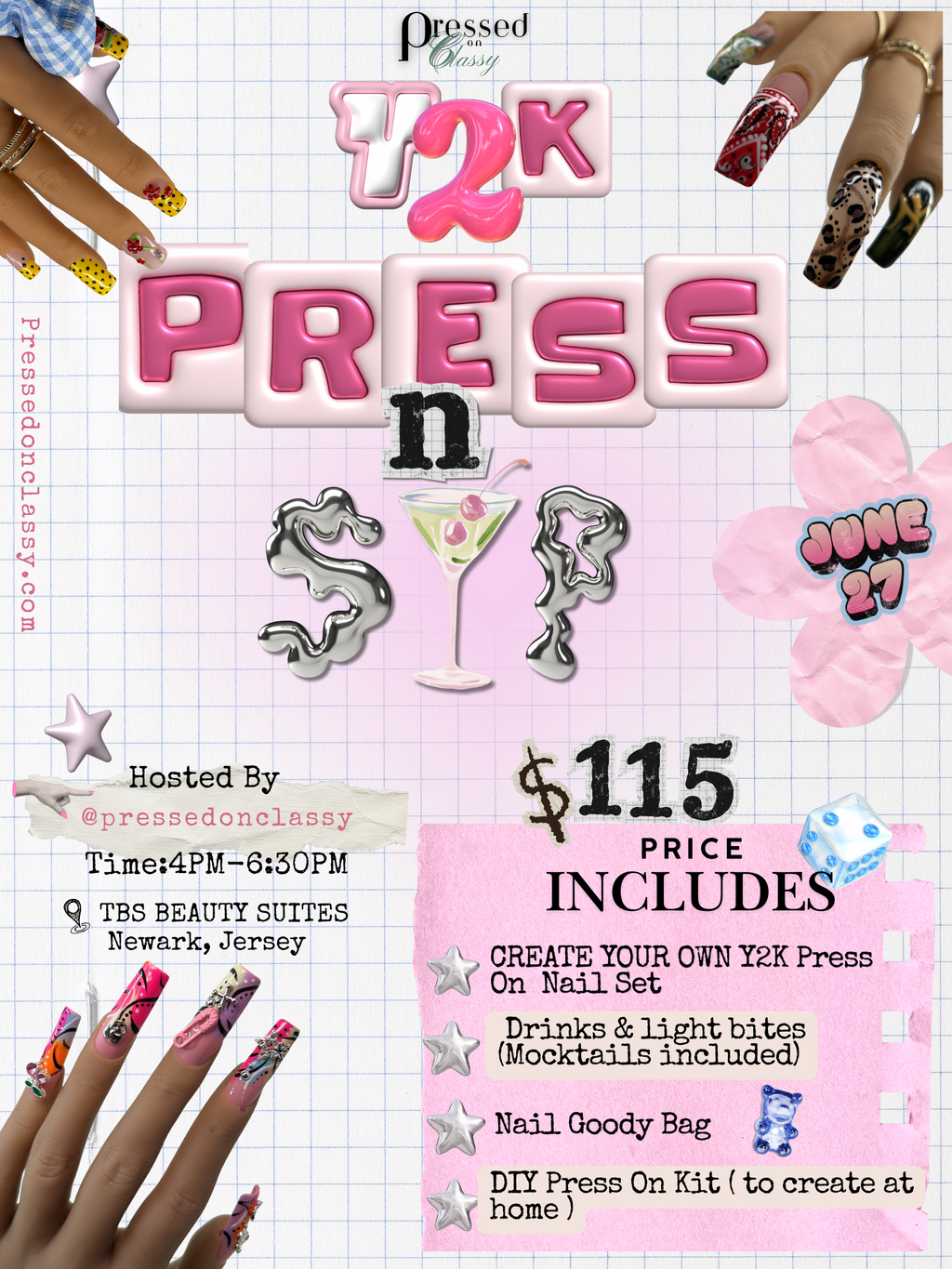 PRESS N SIP EVENT